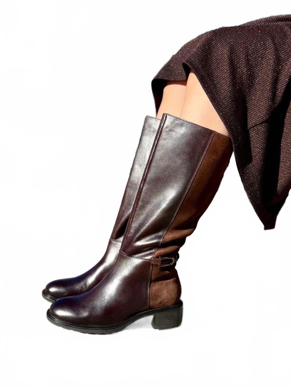 NEW ARA women's plumeria tall boot in cacao